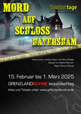 Plakat MORD AUF SCHLOSS HAVERSHAM